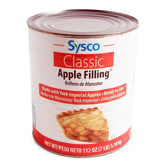 Sysco Apple Dessert Filling or Topping | Pie, Pastry, & Baked Goods | Ready to Use | 7 lb