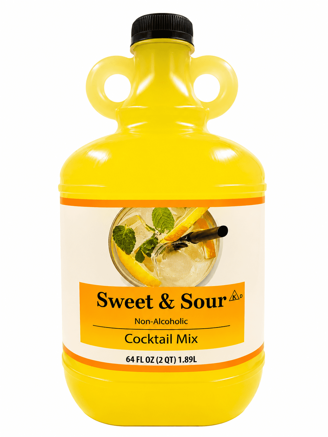 Sysco Classic Sweet & Sour Cocktail Mix 64 fl oz (2 qt) | Kosher | Non-Alcoholic Drink Mixer
