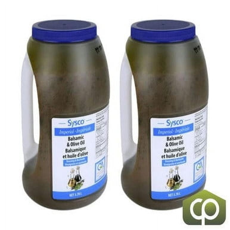 Sysco Imperial Balsamic Olive Oil Dressing - 3.78 Liters / 1 Gallon (2/Case) for Gourmet Salads