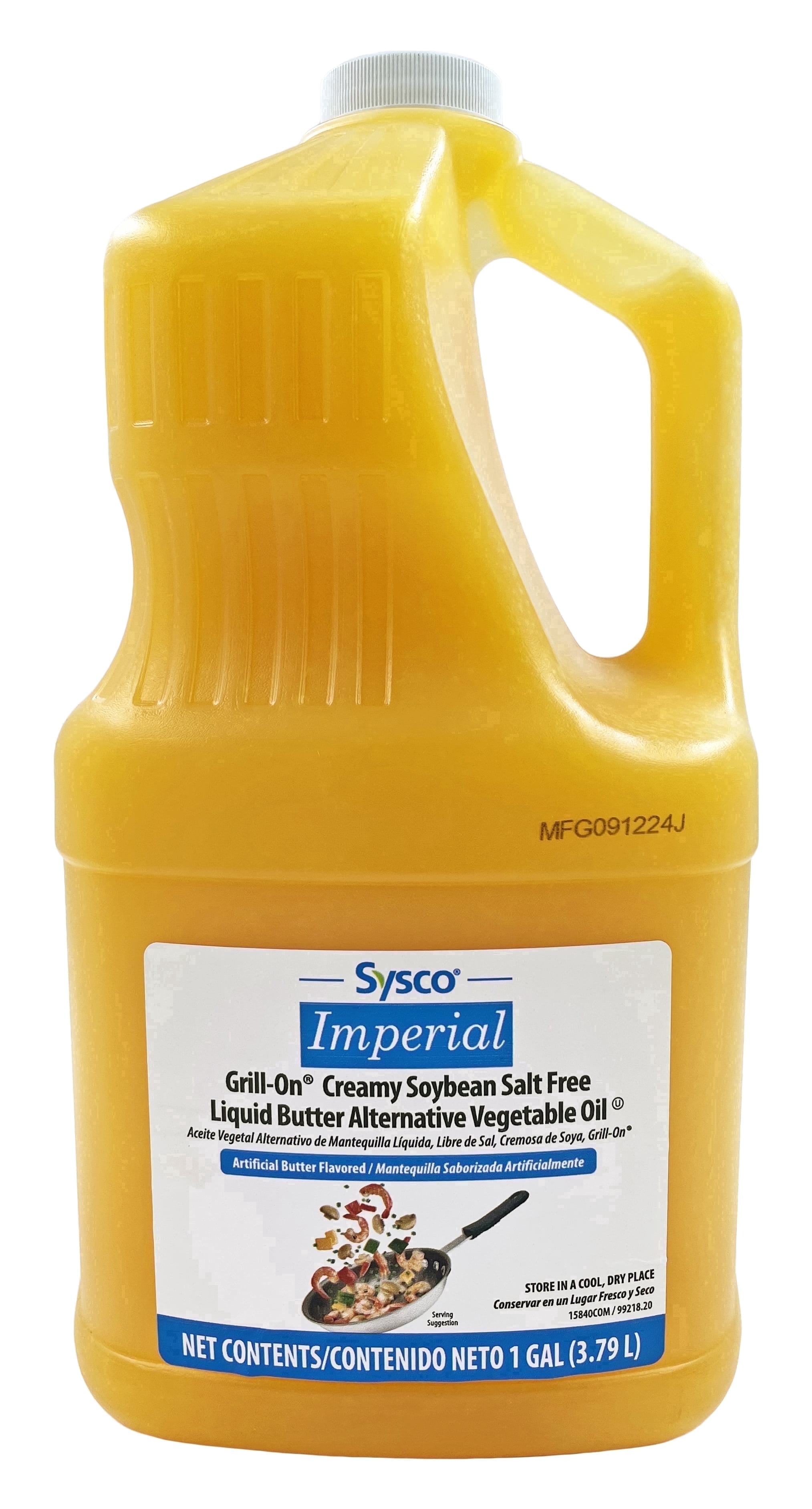 Sysco Imperial Butter-It Liquid Butter | Salt Free | Kosher | 128 fl oz.