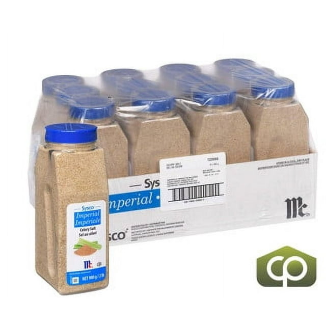 Sysco Imperial McCormick Spice Celery Salt 900g (1.98 lbs) (12/Case ...