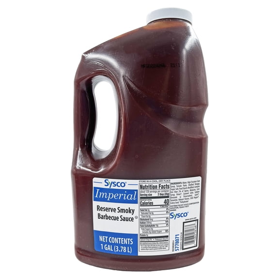 Sysco Imperial Reserve Smokey BBQ Sauce | Kosher Barbecue | 1 Gallon