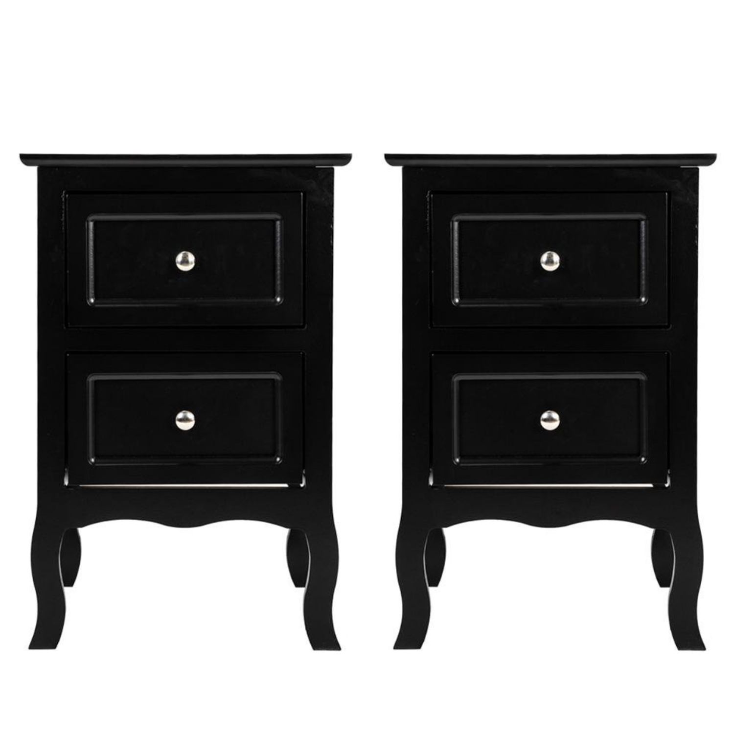 Sysdeal Bedside Table Set of 2 end Tables/Coffee Table Ffor Living Room