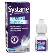 Systane Balance Lubricating Eye Drops for Dry Eyes Symptoms, 10ml