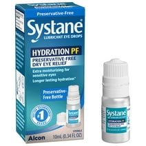 Systane Hydration Preservative Free Dry Eye Care Eye Drops, 10 ml