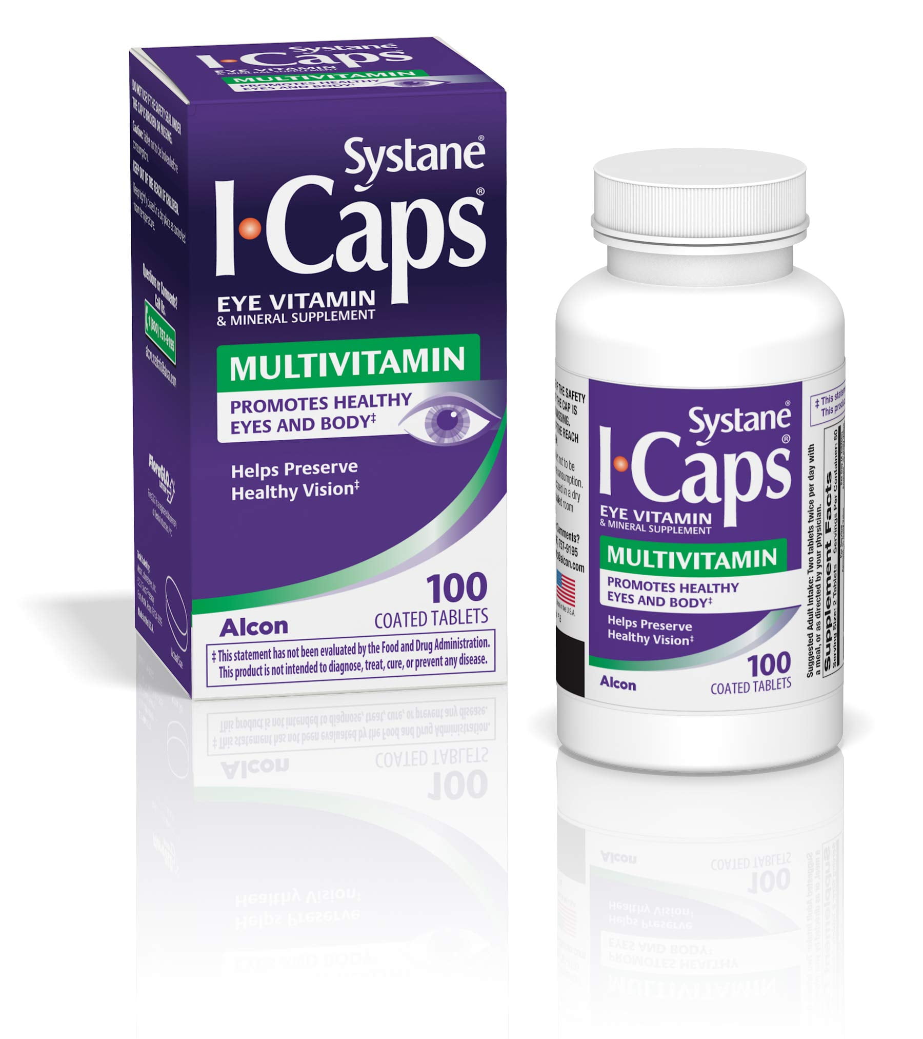 Systane ICaps Eye Vitamin & Mineral Supplement, Multivitamin Formula
