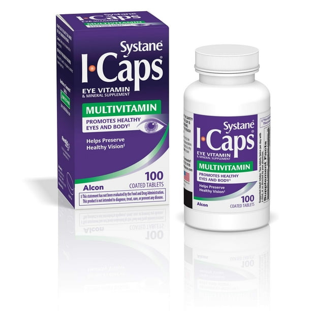 Systane ICaps Eye Vitamin & Mineral Supplement, Multivitamin Formula
