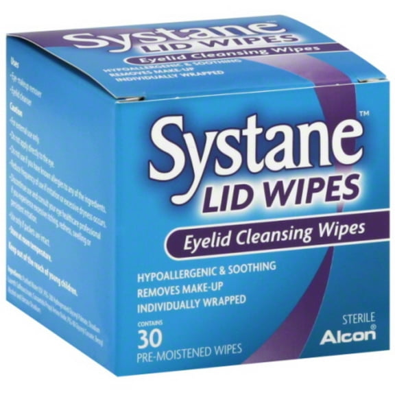 Systane Lid Wipes Eyelid Cleansing Wipes 30 Each (Pack of 3)