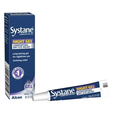 Systane Lubricant Eye Drop Gel for Nighttime Protection and Dry Eye Relief for Nightly Use, 10g