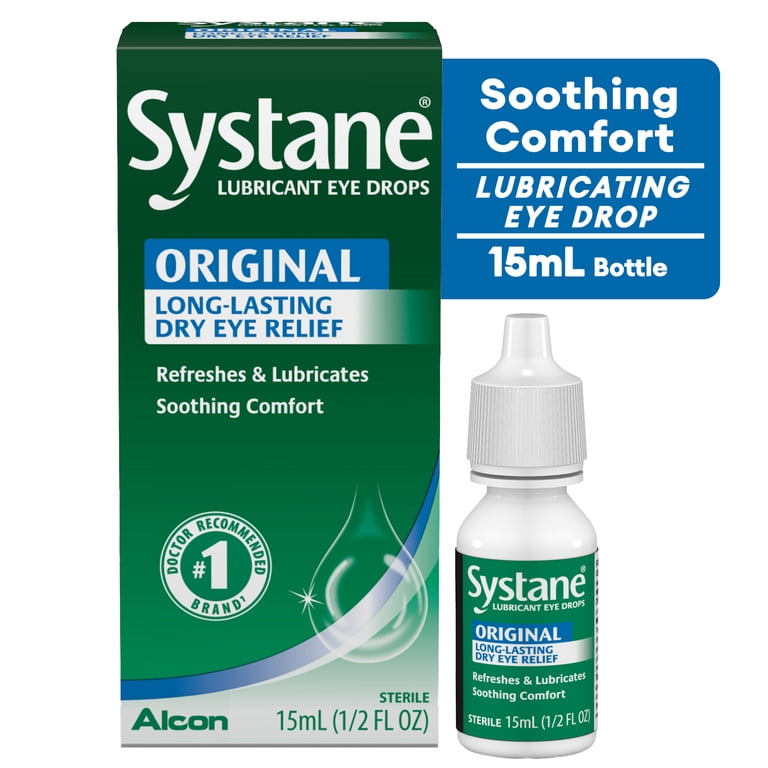 Systane Lubricant Eye Drops, 0.5 Fluid Ounce