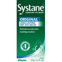 Systane Lubricant Eye Drops for Dry Eyes Symptoms, 15ml