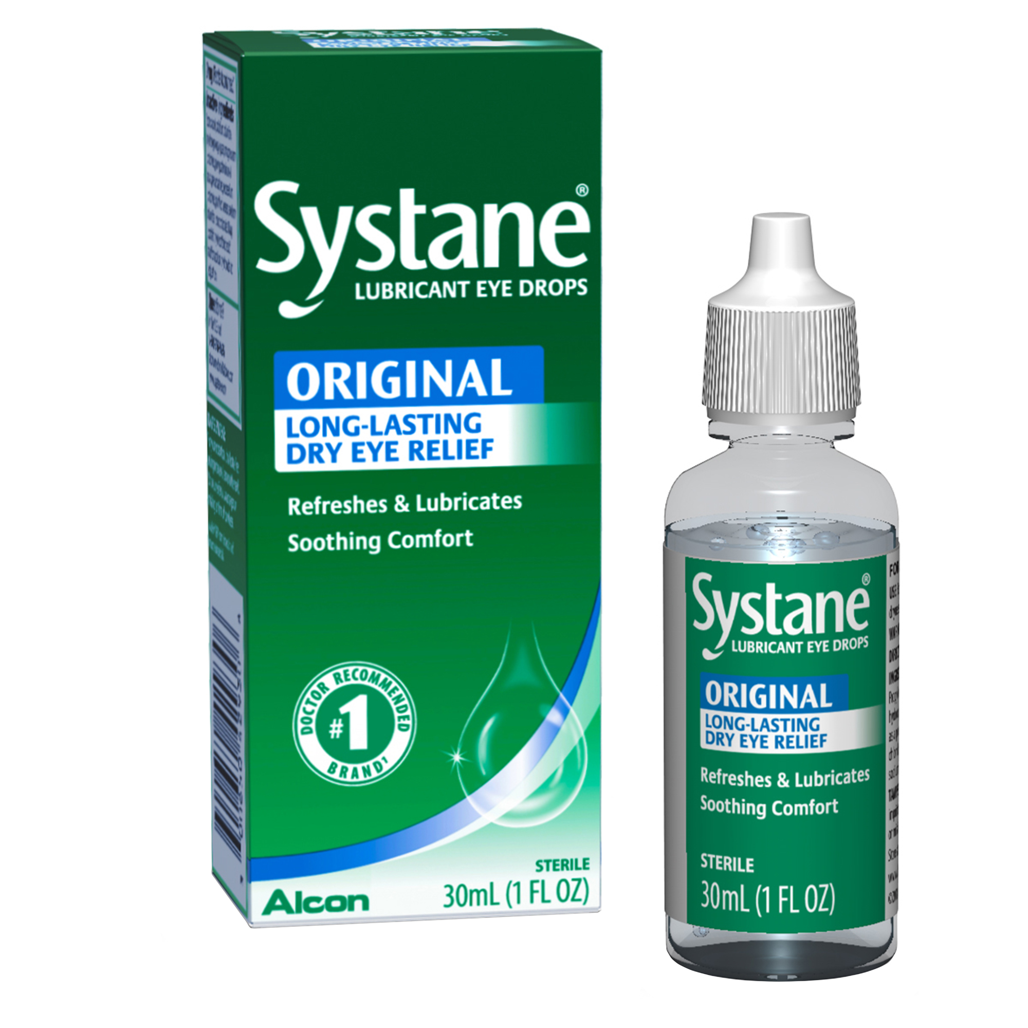 Systane Lubricant Long Lasting Eye Drops for Dry Eye Relief, 30 ml - image 1 of 9