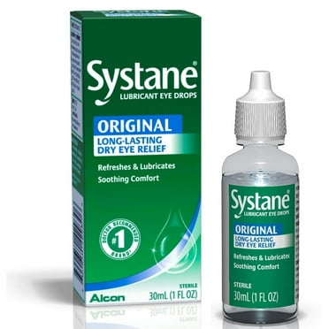 Systane Lubricant Long Lasting Liquid Eye Drops for Dry Eye Relief and Daily Use, 30 ml