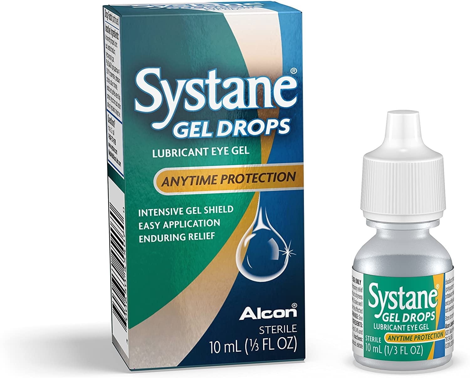 Systane Soothing Dry Irritated Eye Drops Lubricant Intensive Shield, 0.33oz