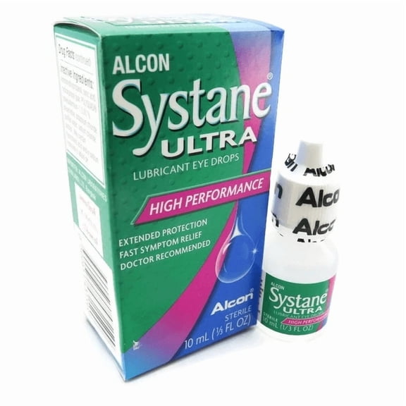 Systane Ultra Dry Eye Care Symptom Relief Eye Drops, 10 Ml, 6-Pack
