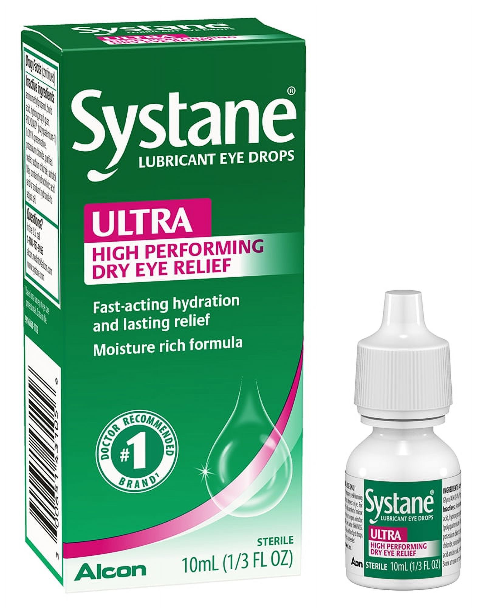 Systane Ultra Dry Eye Care Symptom Relief Eye Drops, 10 ml - image 1 of 9