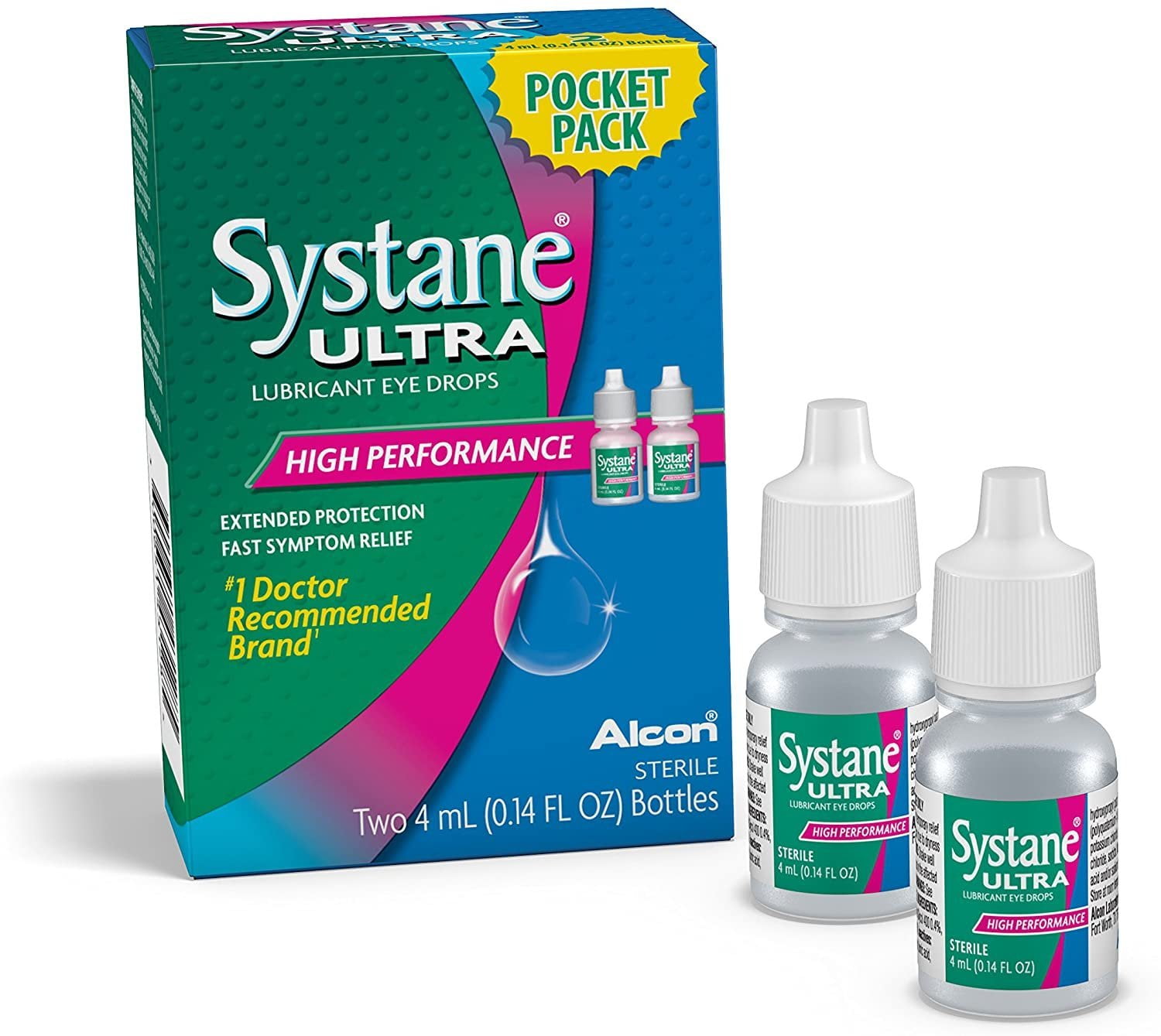 walmart systane ultra lubricant eye drops (2 pack) Systane Ultra Dry Eye Care Symptom Relief Eye Drops, Twin Pack main image 0