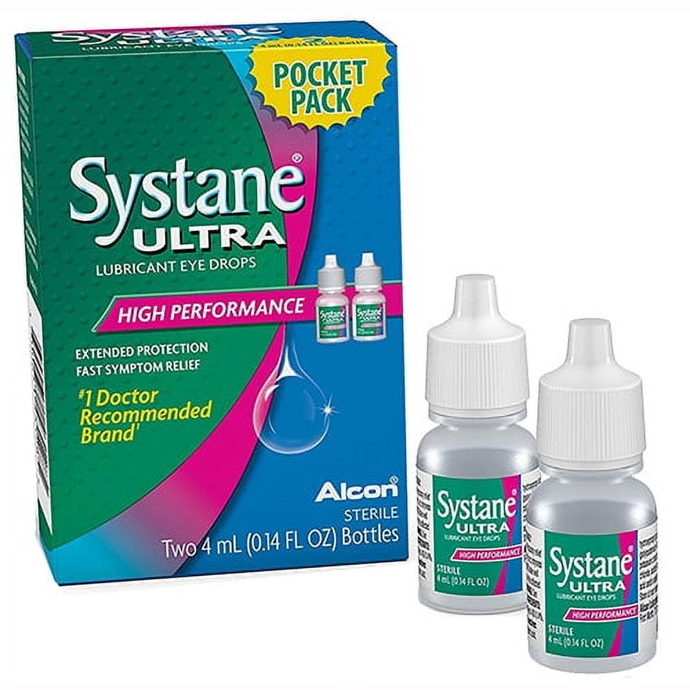 Systane Ultra Eye Drops Lubricant High Performance - Walmart.com