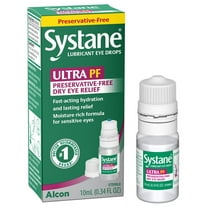 Systane Ultra Eye Drops for Dry Eye Relief and Daily Use, Preservative Free, 10 ml