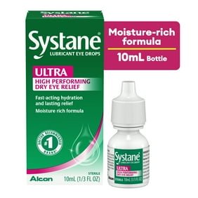 Systane Ultra Liquid Eye Drops for Dry Eye Relief and Daily Use, 10 ml