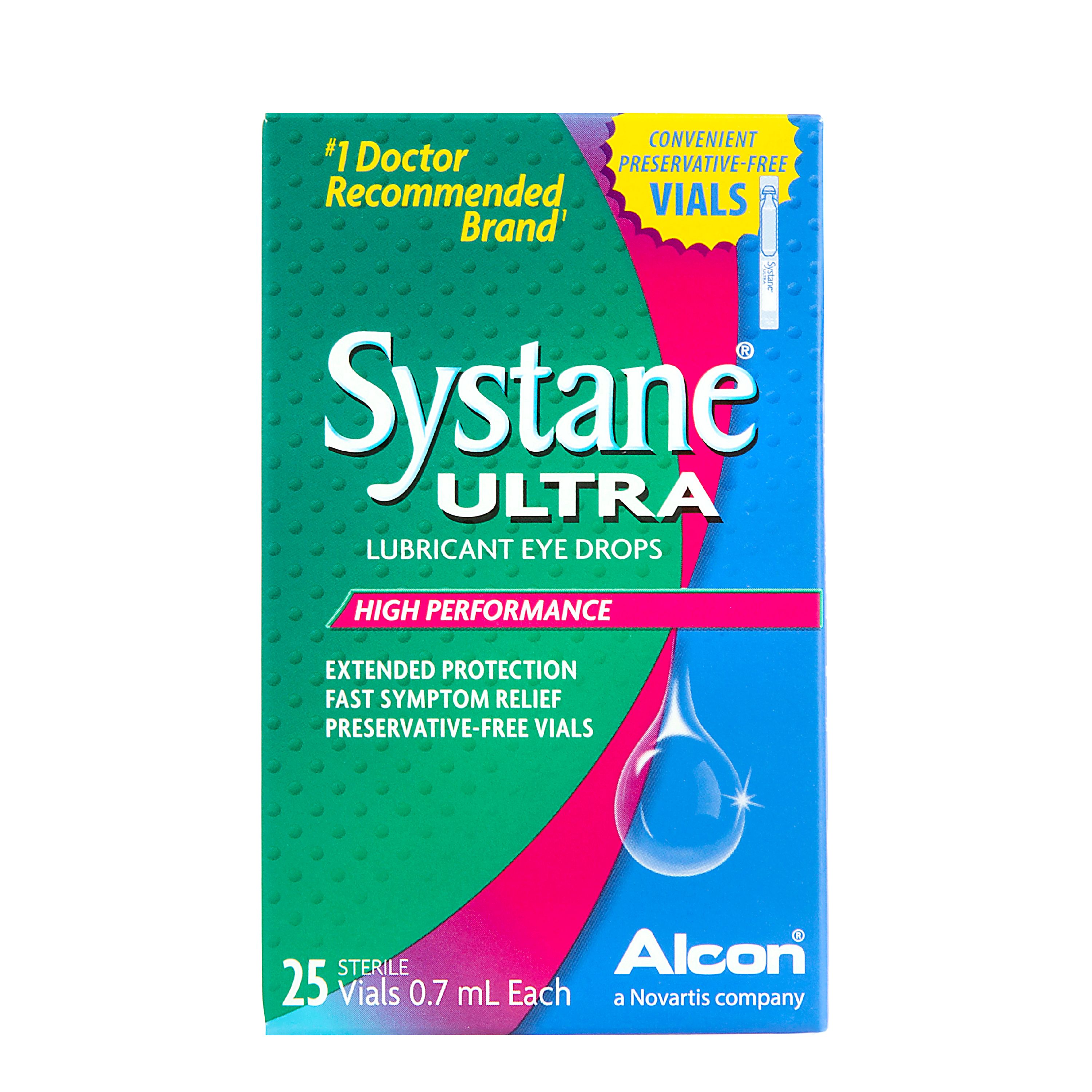 Systane Ultra Lubricant Eye Drops 20ml – Official USA Version, Fast Dry Eye Relief, Exp 2028
