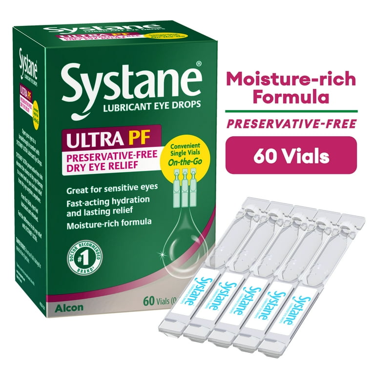 Systane Ultra Lubricant Eye Drops 60 Count