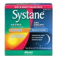 thumbnail image 1 of Systane Ultra Lubricating Eye Drops &amp; Nighttime Gel Drops, 2 x 10ml, 1 of 8
