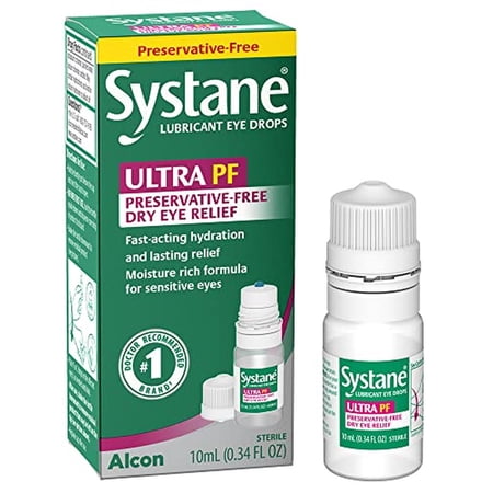 Systane Ultra Preservative-Free Eye Drops (Pack of 2)