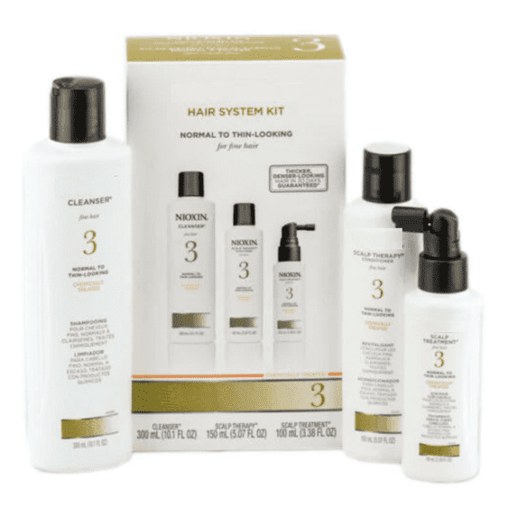 System 3 KIT Cleanser Shampoo 10.1 oz , Scalp Therapy Conditioner 5 oz , Scalp Treatment 3.38 oz