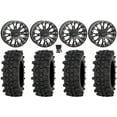 thumbnail image 1 of System 3 SB-4 14" Wheels Black (4+3) 27" ACP Tires Sportsman RZR Ranger, 1 of 4