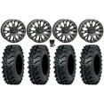 thumbnail image 1 of System 3 SB-4 14" Wheels Black (4+3) 27" MT911 Tires Sportsman RZR Ranger, 1 of 4