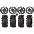 thumbnail image 1 of System 3 SB-4 14" Wheels Black (4+3) 28" Outlaw M/T Tires Polaris RZR XP 1000 / PRO XP / Ranger XP 900/1000, 1 of 4