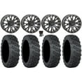thumbnail image 1 of System 3 SB-4 14" Wheels Black (4+3) 32" Versa Cross V3 Tires Polaris RZR XP 1000 / PRO XP / Ranger XP 900/1000, 1 of 4