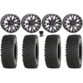 thumbnail image 1 of System 3 SB-4 14" Wheels Black (6+1) 27" BDC Tires Can-Am Maverick X3 / Honda Pioneer 1000 / Talon, 1 of 4