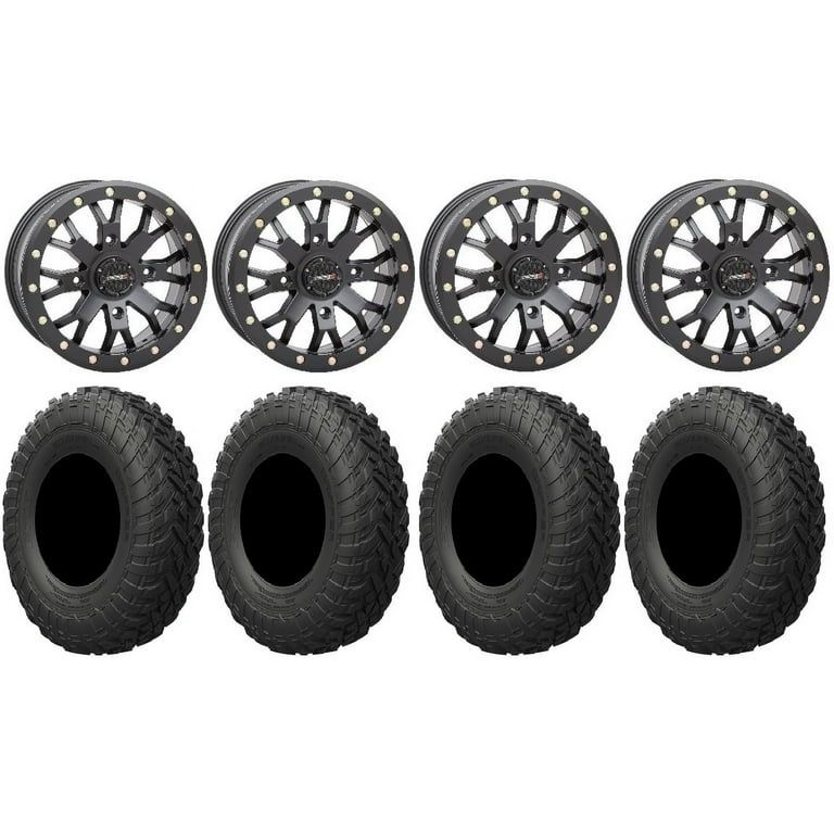 System 3 Off-Road SB-4 Beadlock Wheel 15x7 4/137 4+3  +15mm  Matte Bronze Black