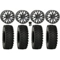 thumbnail image 1 of System 3 SB-4 14" Wheels Black (6+1) 30" ATX470 Tires Polaris RZR XP 1000 / PRO XP / Ranger XP 900/1000, 1 of 4