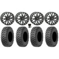 thumbnail image 1 of System 3 SB-4 14" Wheels Black (6+1) 30" Alpha Tires Sportsman RZR Ranger, 1 of 4
