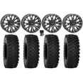 thumbnail image 1 of System 3 SB-4 14" Wheels Black (6+1) 32" ATX470 Tires Can-Am Commander Maverick Renegade Outlander Defender, 1 of 4