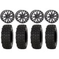 thumbnail image 1 of System 3 SB-4 14" Wheels Black (6+1) 32" XComp ATR Tires Sportsman RZR Ranger, 1 of 4
