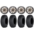 thumbnail image 1 of System 3 SB-4 14" Wheels Bronze (4+3) 27" Coyote Tires Can-Am Maverick X3 / Honda Pioneer 1000 / Talon, 1 of 4