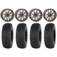 thumbnail image 1 of System 3 SB-4 14" Wheels Bronze (4+3) 30" Chicane DS Tires Can-Am Commander Maverick Renegade Outlander Defender, 1 of 4