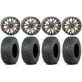 thumbnail image 1 of System 3 SB-4 14" Wheels Bronze (6+1) 30" Terra Hook Tires Can-Am Commander Maverick Renegade Outlander Defender, 1 of 4