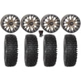 thumbnail image 1 of System 3 SB-4 14" Wheels Bronze (6+1/4+3) 27" K9 XT Tires Can-Am Defender, 1 of 5