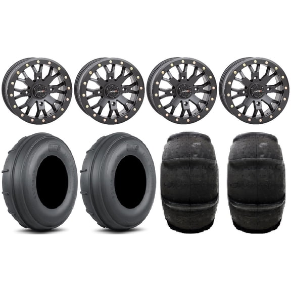 System 3 SB-4 15" Wheels Bk 30" Sand Stripper TT/XL Tires Polaris RZR XP 1000 / PRO XP / Ranger XP 900/1000