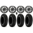thumbnail image 1 of System 3 SB-4 15" Wheels Black (4+3) 30" Warrior XT Tires Polaris RZR XP 1000 / PRO XP / Ranger XP 900/1000, 1 of 4