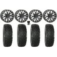 thumbnail image 1 of System 3 SB-4 15" Wheels Black (4+3) 32" RC500S Sticky Tires Can-Am Commander Maverick Renegade Outlander Defender, 1 of 4