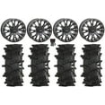 thumbnail image 1 of System 3 SB-4 15" Wheels Black (4+3) 33" Outlaw Max Tires Kawasaki Mule Pro FXT, 1 of 4