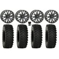 thumbnail image 1 of System 3 SB-4 15" Wheels Black (6+1) 33" ATX470 Tires Can-Am Commander Maverick Renegade Outlander Defender, 1 of 4