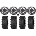 thumbnail image 1 of System 3 SB-4 15" Wheels Black (6+1) 33" Outlaw M/T Tires Can-Am Commander Maverick Renegade Outlander Defender, 1 of 4