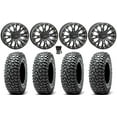 thumbnail image 1 of System 3 SB-4 15" Wheels Black (6+1) 37" RocScraper Tires Can-Am Commander Maverick Renegade Outlander Defender, 1 of 4